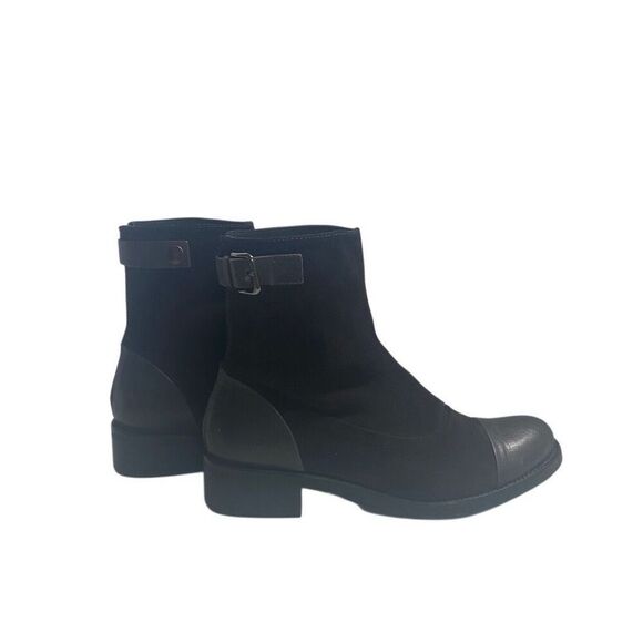 VERA GOMMA Leather Italian Boots Black Size EU 38, US Size 7.5 Made in Italy - Picture 3 of 15